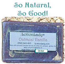 Oatmeal Vanilla Handmade Soap!